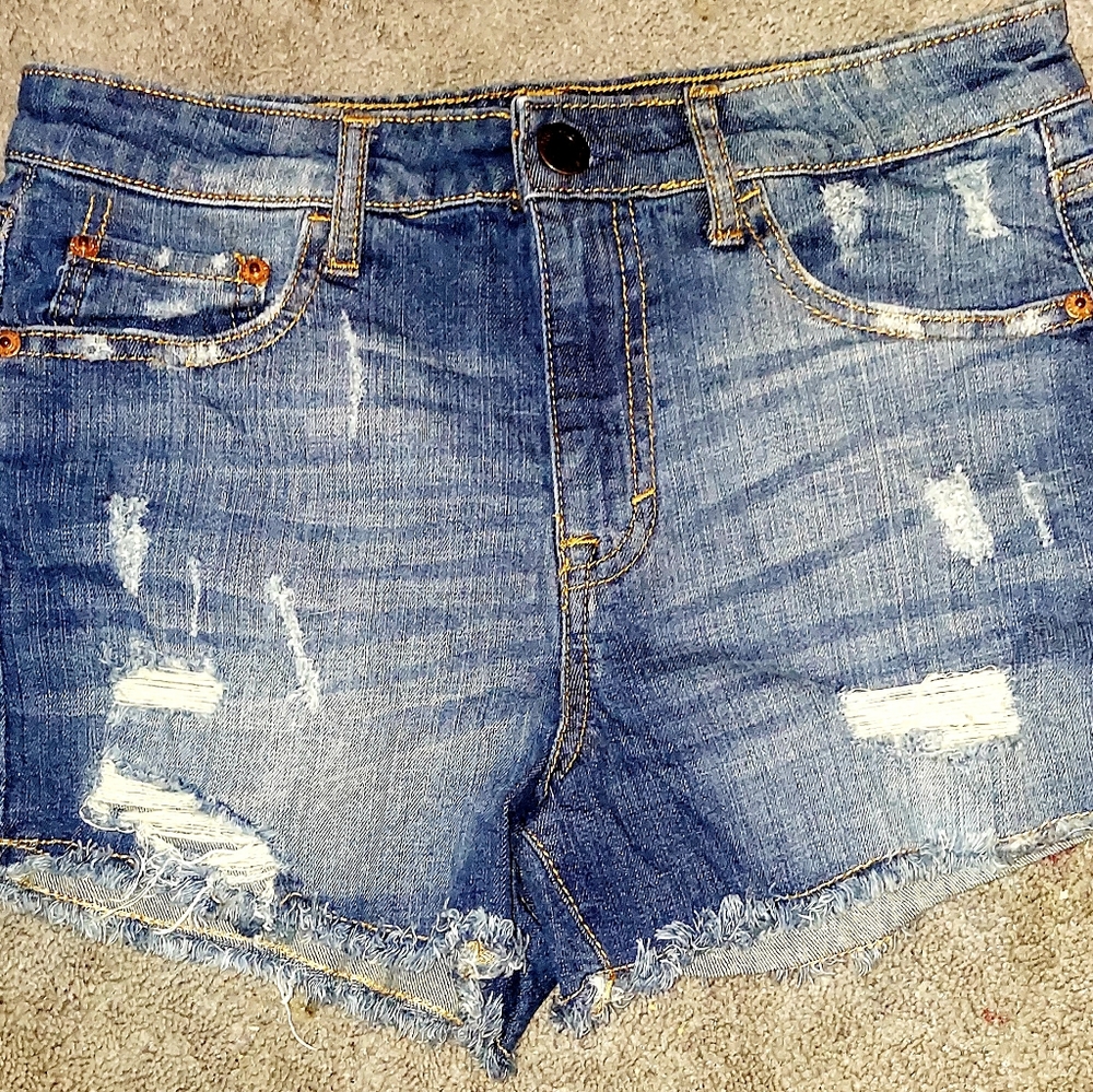 Aeropostale high rise midi shorts size 6